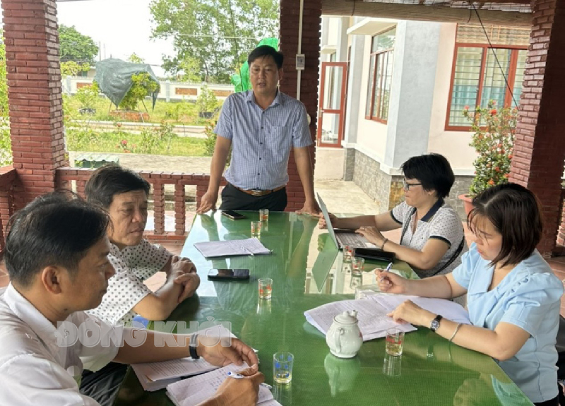 Kiểm tra công tác quản lý, sử dụng hàng dự trữ quốc gia tại xã Thạnh Phước, huyện Bình Đại