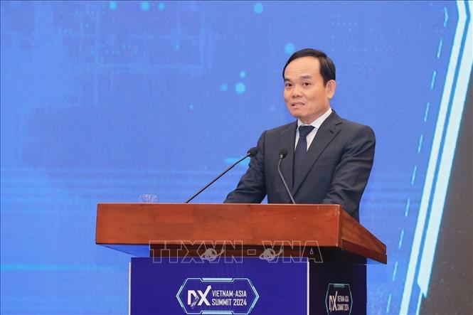 Phó Thủ tướng Trần Lưu Quang phát biểu chỉ đạo. Ảnh: Minh Quyết/TTXVN