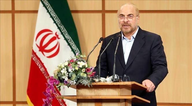 Chủ tịch Quốc hội Iran Mohammad Baqer Qalibaf. Ảnh: Icana/TTXVN