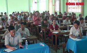 Đại biểu HĐND tỉnh, huyện tiếp xúc cử tri huyện Mỏ Cày Nam, Ba Tri