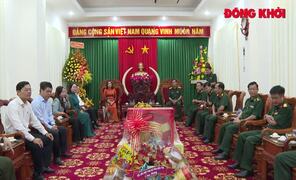 Thường trực Tỉnh ủy thăm, chúc mừng Ngày thành lập Quân đội nhân dân Việt Nam