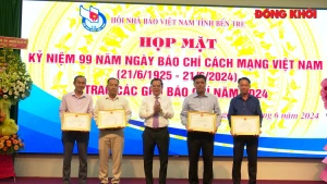 Họp mặt kỷ niệm 99 năm Ngày Báo chí cách mạng Việt Nam