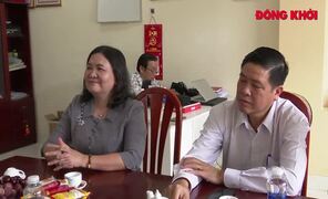 Quyền Bí thư Tỉnh ủy - Chủ tịch HĐND tỉnh Hồ Thị Hoàng Yến thăm cơ quan báo chí