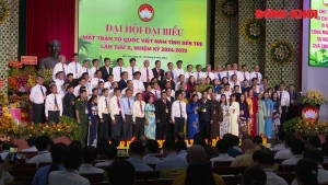 Đại hội đại biểu MTTQ Việt Nam tỉnh Bến Tre lần thứ X, nhiệm kỳ 2024 - 2029