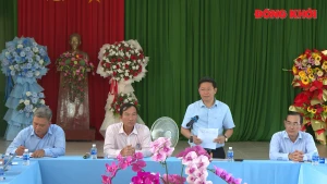 Khảo sát công tác củng cố tổ chức cơ sở đảng tại Đảng bộ xã Tân Xuân