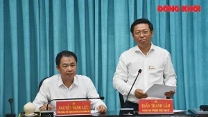Đoàn công tác Ban Cơ yếu Chính phủ làm việc với Tỉnh ủy Bến Tre