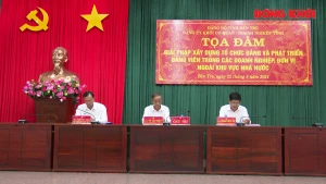 Xây dựng tổ chức đảng và phát triển đảng viên ngoài khu vực Nhà nước