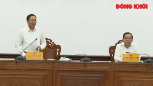 Đoàn công tác của Bộ Tài nguyên và Môi trường làm việc tại Bến Tre