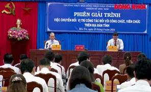 Giải trình về “việc chuyển đổi vị trí công tác đối với công chức, viên chức trên địa bàn tỉnh”