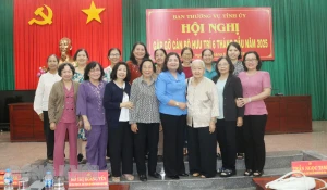 Hội nghị gặp gỡ cán bộ hưu trí 6 tháng đầu năm 2025