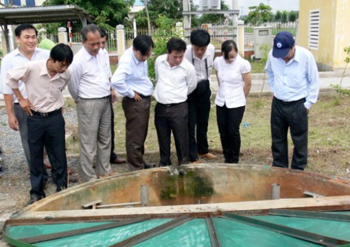 Làm việc với các khu công nghiệp về tình hình xử lý nước thải