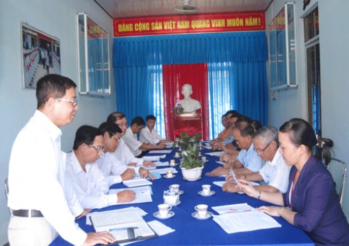 Phúc tra công tác phòng, chống tham nhũng tại xã Quới Sơn