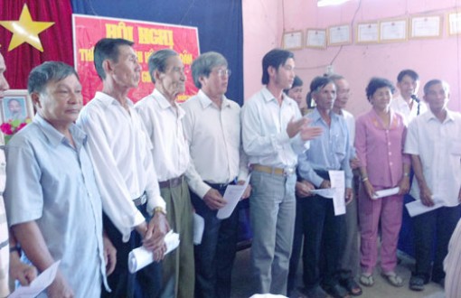 Bình Đại: Ra mắt Chi hội không vi phạm trật tự an toàn giao thông