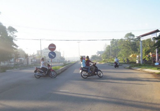 Đoạn đường có nguy cơ mất an toàn giao thông