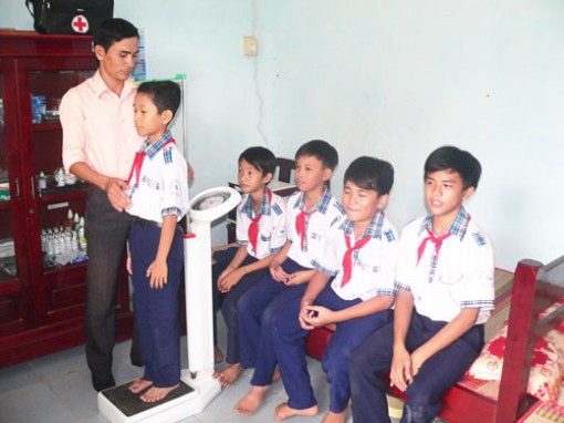 100% học sinh tham gia bảo hiểm y tế