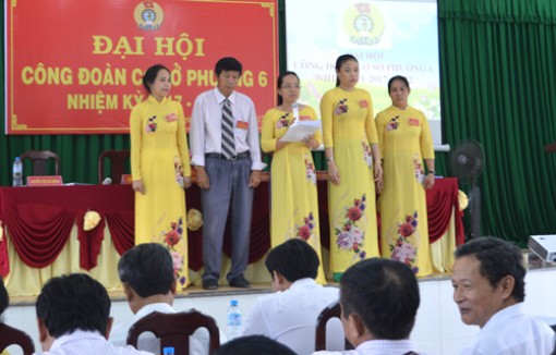 Đại hội Công đoàn cơ sở Phường 6, TP. Bến Tre