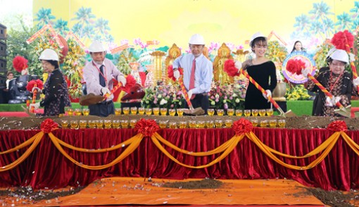 Khởi công Bia tưởng niệm Đường dây giao liên A210 Khởi công Bia tưởng niệm Đường dây giao liên A210