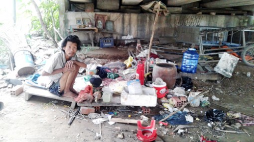 Một người bệnh tâm thần không nơi cư trú