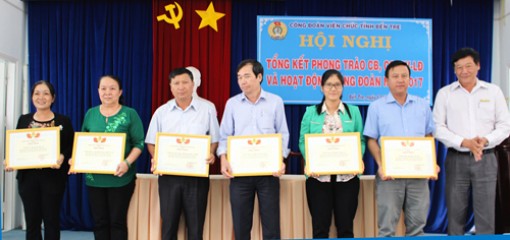 Nhiều hoạt động chăm lo, hỗ trợ công đoàn viên