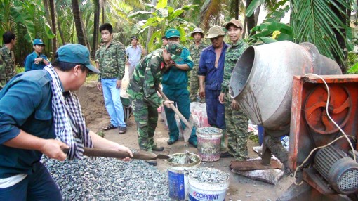 Chung sức xây dựng nông thôn mới