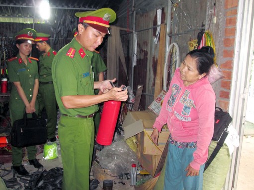 Đề phòng cháy nổ trong mùa khô