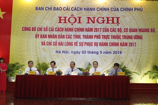 Chỉ số cải cách hành chính năm 2017: Ngân hàng Nhà nước và tỉnh Quảng Ninh dẫn đầu Chỉ số cải cách hành chính năm 2017: Ngân hàng Nhà nước và tỉnh Quảng Ninh dẫn đầu