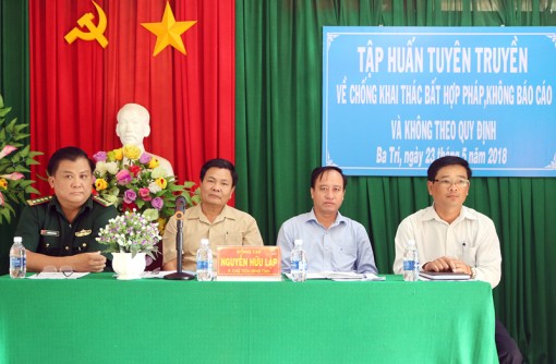 Tập huấn tuyên truyền về phòng chống khai thác bất hợp pháp