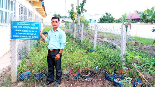 “Vườn cây thuốc nam” trong trường học