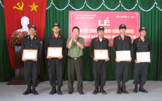Trung đoàn Cảnh sát cơ động Tây Nam Bộ tổng kết công tác hành quân dã ngoại