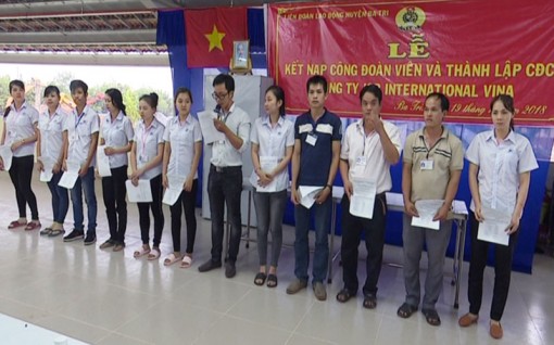 Thành lập Công đoàn cơ sở tại Công ty TNHH JSB International ViNa