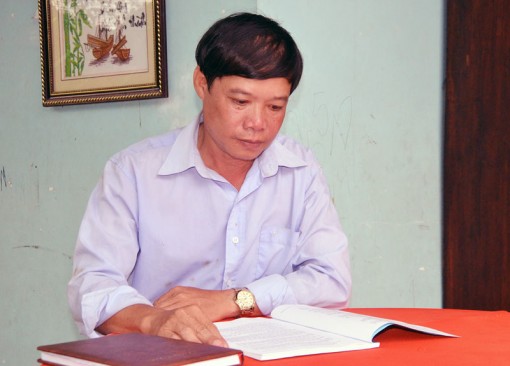 Một trưởng ấp hết lòng vì công việc