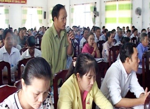 Diễn đàn đối thoại chính sách bảo hiểm xã hội, bảo hiểm y tế năm 2018 tại huyện Thạnh Phú