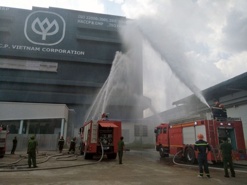 Thực tập phương án chữa cháy tại Công ty CP Việt Nam Chi nhánh Bến Tre