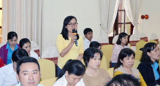 Đối thoại về chế độ chính sách, pháp luật với người lao động