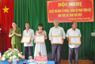“Tổ phòng, chống tội phạm trộm cắp, khai thác cát sông trái phép” xã Tân Phú hoạt động hiệu quả
