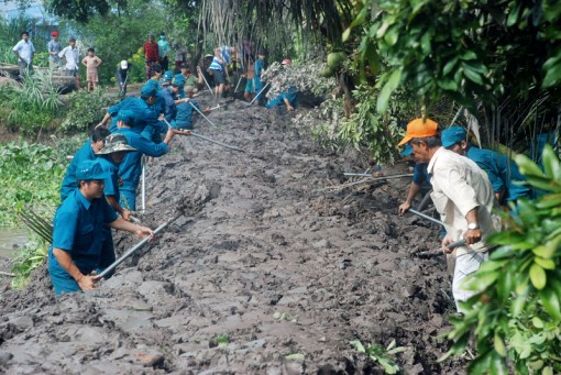 Ban Chỉ huy Quân sự huyện Chợ Lách: Dẫn đầu phong trào thi đua cụm cù lao Minh
