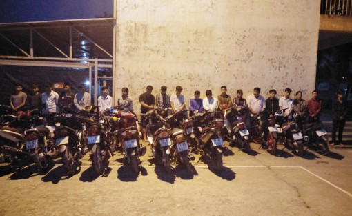 Xử phạt hành chính đối với hành vi cổ vũ đua xe trái phép