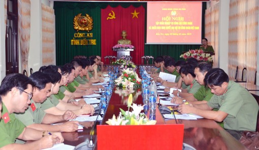 Công an tỉnh tập huấn nghiệp vụ công tác công đoàn