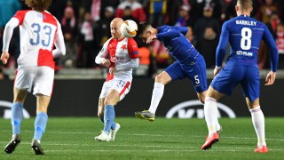 Lượt đi tứ kết Europa League: Chelsea nhọc nhằn đánh bại Slavia Praha