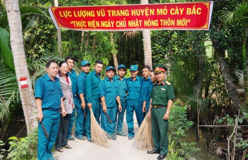 Phong trào “Quân đội chung sức xây dựng nông thôn mới”