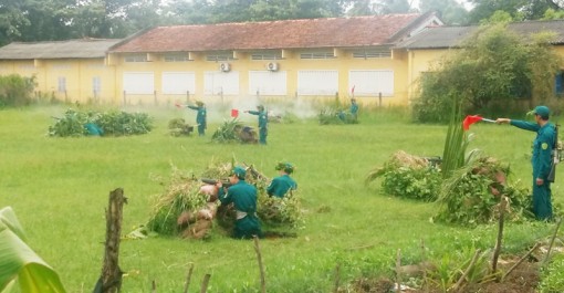 An Hiệp diễn tập chiến đấu phòng thủ An Hiệp diễn tập chiến đấu phòng thủ