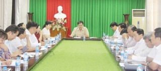 Họp Tiểu ban lễ tân, hậu cần Lễ hội Dừa lần V