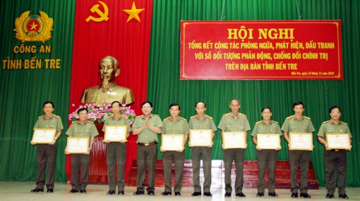 Công an tỉnh tổng kết 10 năm công tác phòng, chống phản động