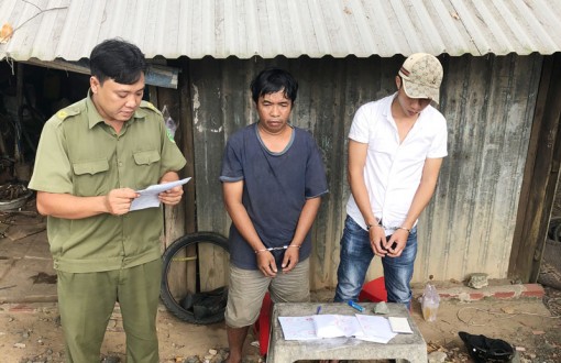 Bắt quả tang 2 đối tượng liên quan đến hoạt động mua bán số đề