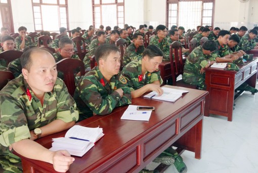 Bộ Chỉ huy Quân sự tỉnh tập huấn cán bộ năm 2020 Bộ Chỉ huy Quân sự tỉnh tập huấn cán bộ năm 2020