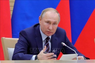 Tổng thống Nga V.Putin trình quốc hội văn kiện sửa đổi Hiến pháp