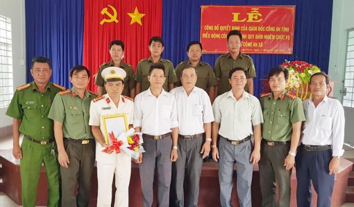Ba Tri hoàn thành bố trí Trưởng Công an xã chính quy
