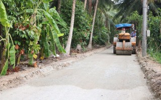 Hưng Khánh Trung A hoàn thiện hạ tầng nông thôn