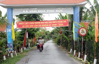 Phú Đức phấn đấu đạt xã nông thôn mới nâng cao Phú Đức phấn đấu đạt xã nông thôn mới nâng cao