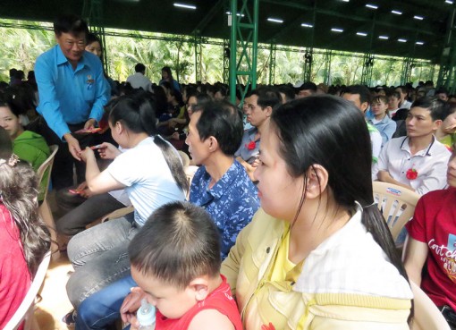 Sôi nổi các hoạt động chăm lo cho người lao động Sôi nổi các hoạt động chăm lo cho người lao động